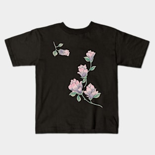 Hand-drawn Florals - Design #2 by ArtoCrafto Kids T-Shirt